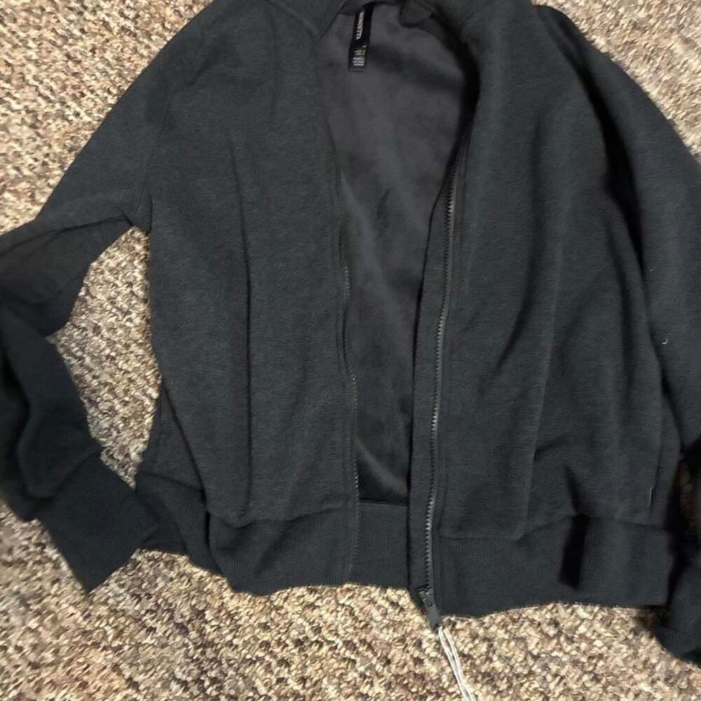 Mondetta Zip Up Hoodie Size M Black Athleisure Jacket